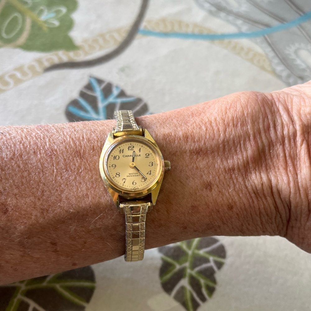 Caravelle watch by Bulova with Speidel stretch band.